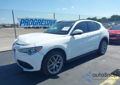2018 Alfa Romeo Stelvio Ti Sport Awd from USA, damaged, VIN ZASFAKNN3J7B95471